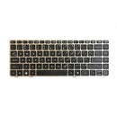 US Version Keyboard with Silver Frame for HP EliteBook 8470B 8470P 8470 8460 8460p 8460w ProBook 6460 6460b 6470