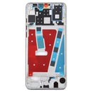 Front Housing LCD Frame Bezel Plate for Huawei P30 Lite (48MP) (White)