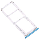 SIM Card Tray + SIM Card Tray + Micro SD Card Tray for Vivo Y7s(Blue)