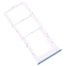 SIM Card Tray + SIM Card Tray + Micro SD Card Tray for Vivo Y7s(Blue)