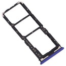 SIM Card Tray + SIM Card Tray + Micro SD Card Tray for Vivo Y7s(Purple)