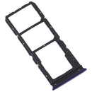 SIM Card Tray + SIM Card Tray + Micro SD Card Tray for Vivo Y7s(Purple)