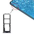 SIM Card Tray + SIM Card Tray + Micro SD Card Tray for Vivo Y7s(Purple)
