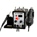 Kaisi 878D 2 In 1 LCD Digital Display Heat Gun Soldering Station 700W for BGA Rework Solder Station Hot Air Gun Welder Equipment, EU Plug
