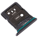 SIM Card Tray + SIM Card Tray / Micro SD Card Tray for OPPO Reno 10x zoom(Black)