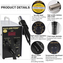 QUICK 857DW+ 220V 580W Digital Display Straight Wind Hot Air Gun, AU Plug