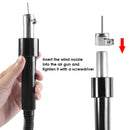 QUICK 857DW+ 220V 580W Digital Display Straight Wind Hot Air Gun, AU Plug