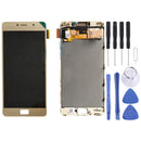 LCD Screen and Digitizer Full Assembly with Frame for Lenovo Vibe P2 / P2a42 / P2c72 (Gold)
