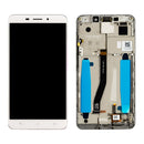 LCD Screen and Digitizer Full Assembly with Frame for Asus ZenFone 3 Laser ZC551KL Z01BDC(White)