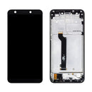 LCD Screen and Digitizer Full Assembly with Frame for Asus ZenFone 5 Lite X017DA ZC600KL S630 SDM630(Black)