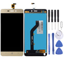 LCD Screen and Digitizer Full Assembly for ZTE BLADE X3 A452 T620 (Gold)