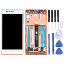 LCD Screen and Digitizer Full Assembly with Frame & Side Keys for Nokia 3 TA-1032(Gold)