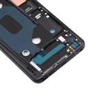 Front Housing LCD Frame Bezel Plate for LG Q Stylo 4 Q710 Q710MS Q710CS (Black)