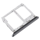 SIM Card Tray + Micro SD Card Tray for LG K40 / K12 Plus / X4 (2019) / X420EM / X420BMW / X420HM / X420 / X420N (Silver)