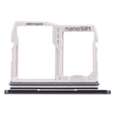SIM Card Tray + Micro SD Card Tray for LG V50 ThinQ 5G(Black)