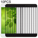 10 PCS for Huawei nova 2 Plus Front Screen Outer Glass Lens(Black)