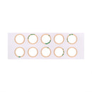 10 PCS Back Camera Lens with Sticker for Google Pixel 2 XL