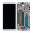 LCD Screen and Digitizer Full Assembly with Frame for Meizu M6s M712H M712Q (White)