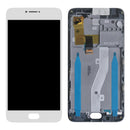 LCD Screen and Digitizer Full Assembly with Frame for Meizu M3 Note (International Version) M681H M681Q(White)