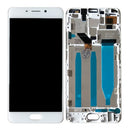 LCD Screen and Digitizer Full Assembly with Frame for Meizu M6 Note (White)