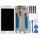 LCD Screen and Digitizer Full Assembly with Frame for Meizu Meilan A5 / M5c (White)