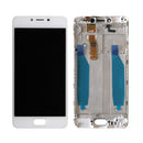 LCD Screen and Digitizer Full Assembly with Frame for Meizu Meilan A5 / M5c (White)