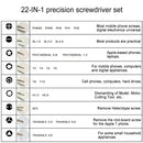 43 in 1 Professional Screwdriver Repair Open Tool Kits for Phones, Tablets, Watch