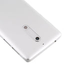 Battery Back Cover with Camera Lens & Side Keys for Nokia 5(White)
