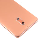 Battery Back Cover with Camera Lens & Side Keys for Nokia 6 TA-1000 TA-1003 TA-1021 TA-1025 TA-1033 TA-1039(Gold)