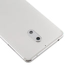 Battery Back Cover with Camera Lens & Side Keys for Nokia 6 TA-1000 TA-1003 TA-1021 TA-1025 TA-1033 TA-1039(White)