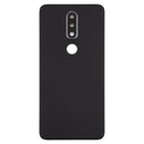 Battery Back Cover with Camera Lens for Nokia X6 (2018) / 6.1 Plus TA-1099 TA-1103(Black)