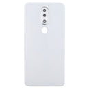 Battery Back Cover with Camera Lens for Nokia X6 (2018) / 6.1 Plus TA-1099 TA-1103(White)