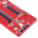 Middle Frame Bezel with Side Keys for Xiaomi Mi 8 SE (Red)