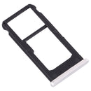SIM Card Tray + SIM Card Tray / Micro SD Card Tray for Nokia 6.1 / 6 (2018) / TA-1043 TA-1045 TA-1050 TA-1054 TA-1068 (White)