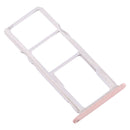 SIM Card Tray + SIM Card Tray + Micro SD Card Tray for Nokia 3.2 TA-1156 TA-1159 TA-1164 (Pink)