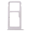 SIM Card Tray + SIM Card Tray / Micro SD Card Tray for Nokia X6 (2018) / TA-1099 / 6.1 Plus (White)