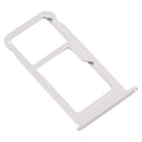 SIM Card Tray + SIM Card Tray / Micro SD Card Tray for Nokia X6 (2018) / TA-1099 / 6.1 Plus (White)