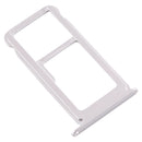 SIM Card Tray + SIM Card Tray / Micro SD Card Tray for Nokia X6 (2018) / TA-1099 / 6.1 Plus (White)