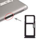 SIM Card Tray + SIM Card Tray / Micro SD Card Tray for Nokia 8 / N8 TA-1012 TA-1004 TA-1052 (Black)