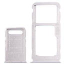 SIM Card Tray + SIM Card Tray + Micro SD Card Tray for Nokia 3.1 Plus (White)