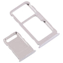 SIM Card Tray + SIM Card Tray + Micro SD Card Tray for Nokia 3.1 Plus (White)