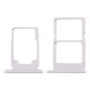 SIM Card Tray + SIM Card Tray + Micro SD Card Tray for Nokia 5.1 TA-1075 (White)