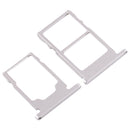 SIM Card Tray + SIM Card Tray + Micro SD Card Tray for Nokia 5.1 TA-1075 (White)