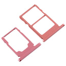 SIM Card Tray + SIM Card Tray + Micro SD Card Tray for Nokia 5.1 TA-1075 (Purplish Red)