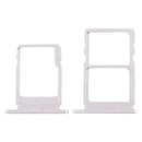 SIM Card Tray + SIM Card Tray + Micro SD Card Tray for Nokia 5 / N5 TA-1024 TA-1027 TA-1044 TA-1053 (White)