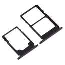 SIM Card Tray + SIM Card Tray + Micro SD Card Tray for Nokia 3.1 TA-1049 TA-1057 TA-1063 TA-1070 (Black)