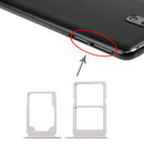 SIM Card Tray + SIM Card Tray + Micro SD Card Tray for Nokia 3.1 TA-1049 TA-1057 TA-1063 TA-1070 (White)