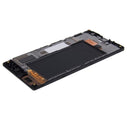 Front Housing LCD Frame Bezel Plate for Nokia Lumia 730(Black)