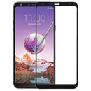 Front Screen Outer Glass Lens for LG Stylo 4 / Q710 / Q710MS / Q710CS (Black)