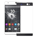 Front Screen Outer Glass Lens for Sony Xperia XA Ultra / C6 (Black)